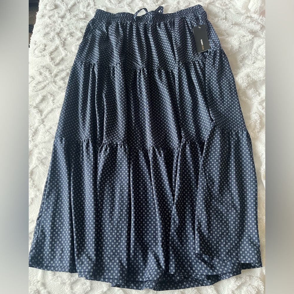 Robert Louis Tiered Maxi Skirt NWT